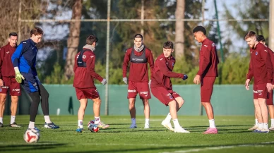 Trabzonspor, Gençlerbirliği maçı hazırlıklarını sürdürdü