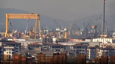 Tuzla'daki tersanede korkutan yangın