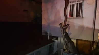 Sarıyer’de facianın eşiğinden dönüldü! Kayan bina gecekondunun üzerine oturdu