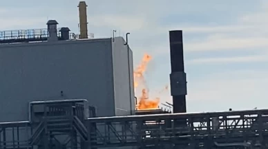 Silivri'de doğal gaz depolama tesisinde yangın!