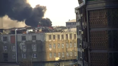 İstanbul'da bir binayı alevler sardı! Bölgeye ekipler sevk edildi