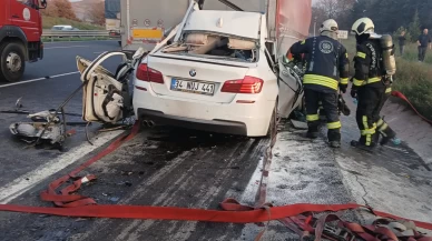 Kuzey Marmara Otoyolu’nda feci son! 18 yaşındaki sürücü hayatını kaybetti