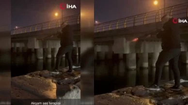 Pompalı tüfekle denize ateş açtı,  “Ses Terapisi” diye paylaştı! Skandal görüntülerin sahibi yakalandı