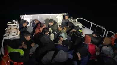 Bodrum açıklarında 39 düzensiz göçmen yakalandı