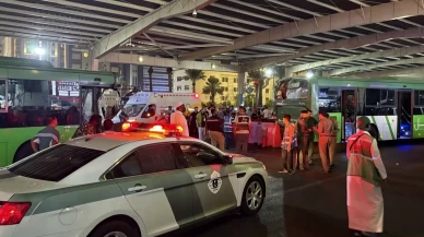 Kutsal topraklarda acı olay: Türk kafilesine otobüs çarptı