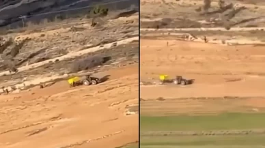 KKTC sınırında gerilim tırmandı: Traktörleri askerin üzerine sürdüler