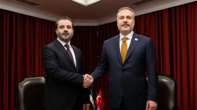 Dışişleri Bakanı Fidan, Suriyeli mevkidaşı ile bir araya geldi