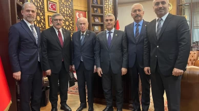 MHP Lideri Devlet Bahçeli, Cumhur İttifakı Hatay Milletvekillerini kabul etti