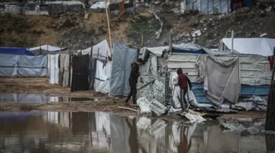 Kutup kökenli Byron fırtınası Gazze’yi vurdu