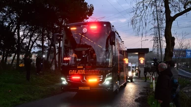 Galatasaray, Fenerbahçe derbisi için Kadıköy’e gitti