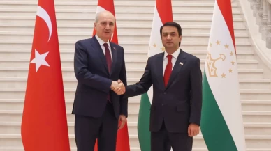TBMM Başkanı Kurtulmuş, Tacikistan Ali Meclisi Milli Meclis Başkanı Emomali ile bir araya geldi