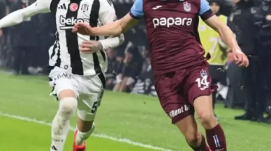 Trabzonspor-Beşiktaş karşılaşmasında ilk 11'ler belli oldu