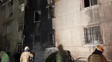 Ümraniye’de alevler binayı sardı