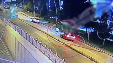 Kayseri'de ‘Dur’ ihtarına uymayıp polise çarptı!