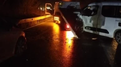 Beykoz'da hatalı sollama kazası!