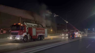 Ambalaj fabrikasında korkutan yangın!