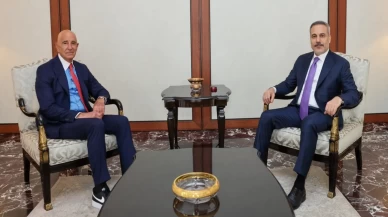 Dışişleri Bakanı Fidan, ABD Büyükelçisi Barrack'ı kabul etti