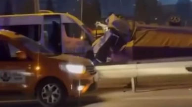 Bağcılar TEM'de zincirleme kaza