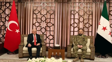 Bakan Güler, Suriye Savunma Bakanı Tümgeneral Ebu Kasra ile bir araya geldi