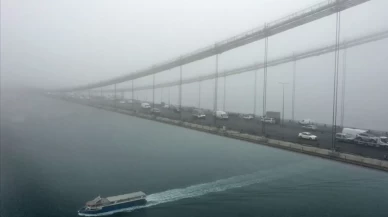 İstanbul'da göz gözü görmedi! Boğaz ve köprüler sisin içinde kayboldu