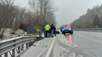 Zonguldak ve Sakarya’da kar kazaları: 5 kişi yaralandı