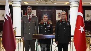 Genelkurmay Başkanı Bayraktaroğlu, Katar Kara Kuvvetleri Komutanı'nı kabul etti
