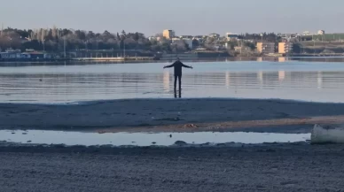 Tekirdağ’da deniz çekildi! Sahilde endişe yaratan görüntüler