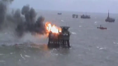 Ukrayna Güvenlik Servisi yetkilisi: Hazar Denizi'nde Rus petrol platformuna ilk kez saldırı düzenledik