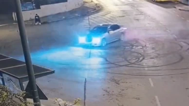 Üsküdar'da drift yapan kadın sürücü gözaltına alındı