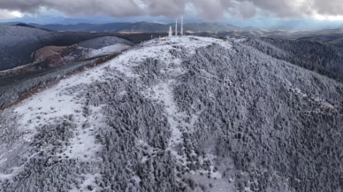 Samsun'un Dürtmen Dağı beyaza büründü