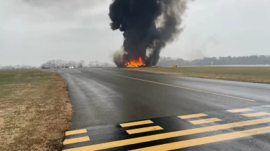 ABD’de uçak kazası! North Carolina’da iniş sırasında düştü