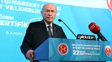 Siyaset ve Liderlik Okulu 22. dönem mezunlarını verdi! Lider Bahçeli: Bizler birer mum yaktık, meşale gibi yanma sırası sizde