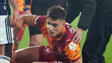 Derbide sahaya çakmak atan taraftar gözaltında