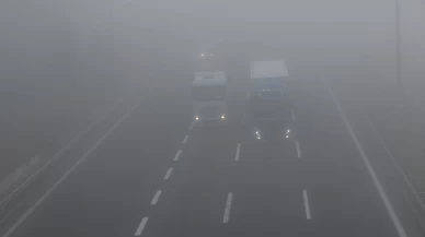 Bolu Dağı'nda yoğun sis