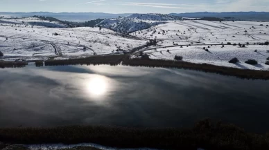 Kar sonrası güneş sürprizi! Bolu Gerede’de kartpostallık görüntüler