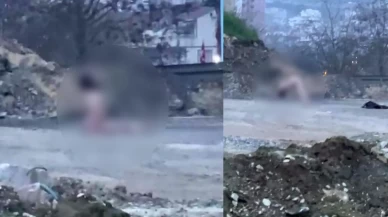 Köprü altında akıllara durgunluk veren görüntüler!