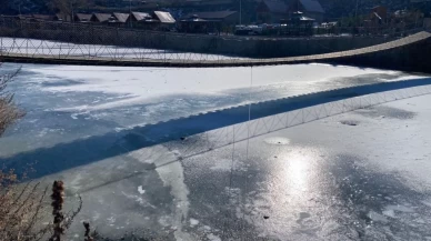 Ardahan’da kış kabusu: Göle’de rekor soğuk, nehirler buzla kaplandı