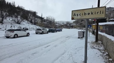Adana'nın Pozantı ilçesinde muhteşem kar manzarası