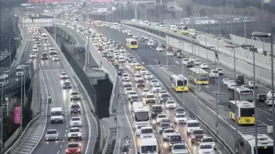 İstanbul'da sabah saatlerinde trafik yoğunluğu