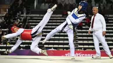 Antalya'da tekvando heyecanı: 12. Uluslararası Türkiye Açık Turnuvası devam ediyor