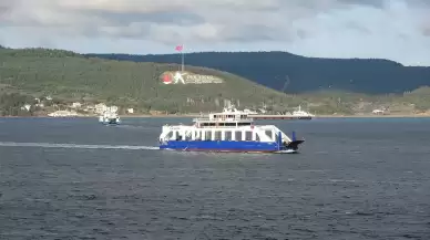 Ege Denizi'nde feribot seferlerine "fırtına" engeli