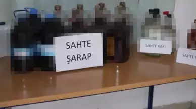 Çanakkale’de 240 litre sahte içki ele geçirildi