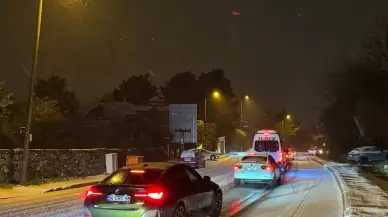 İstanbul'da kar yağışı sürüyor