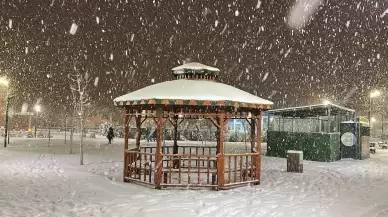 Van'da kar yağışı, kartpostallık görüntüler ortaya serdi