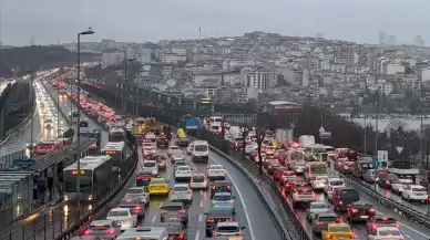 İstanbul'da haftanın ilk iş günü trafikte yoğunluk