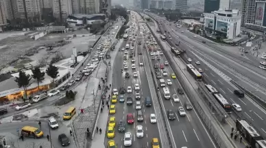 İstanbul trafiğinde yoğunluk