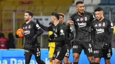 Beşiktaş, geri düştüğü maçı 3 golle kazandı