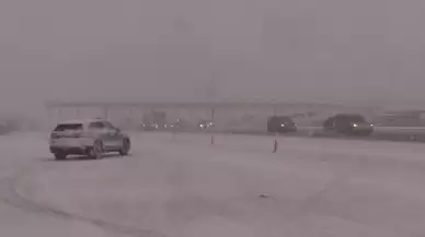 Kuzey Marmara Otoyolu'nda kar manzaraları: İstanbul beyaza büründü