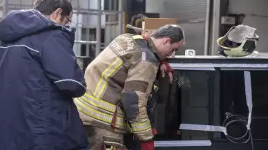 Ankara'da yangın: 3 iş yerinde maddi hasar meydana geldi