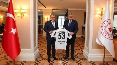 Beşiktaş Başkanı Serdal Adalı, Bakan Bak’ı ziyaret etti